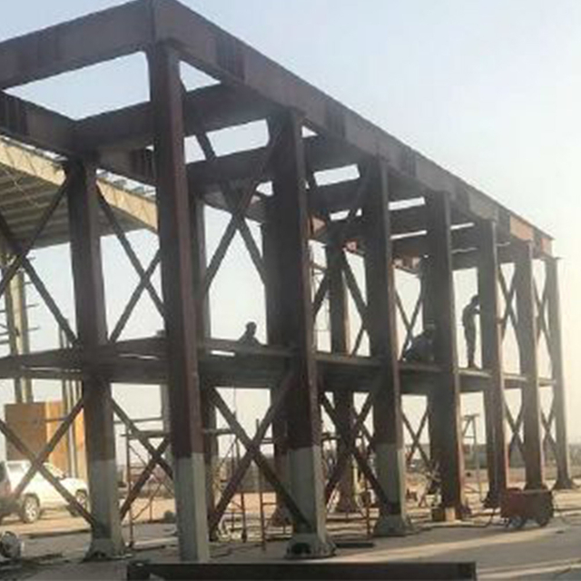 خطة بناء منصة الهيكل الصلب